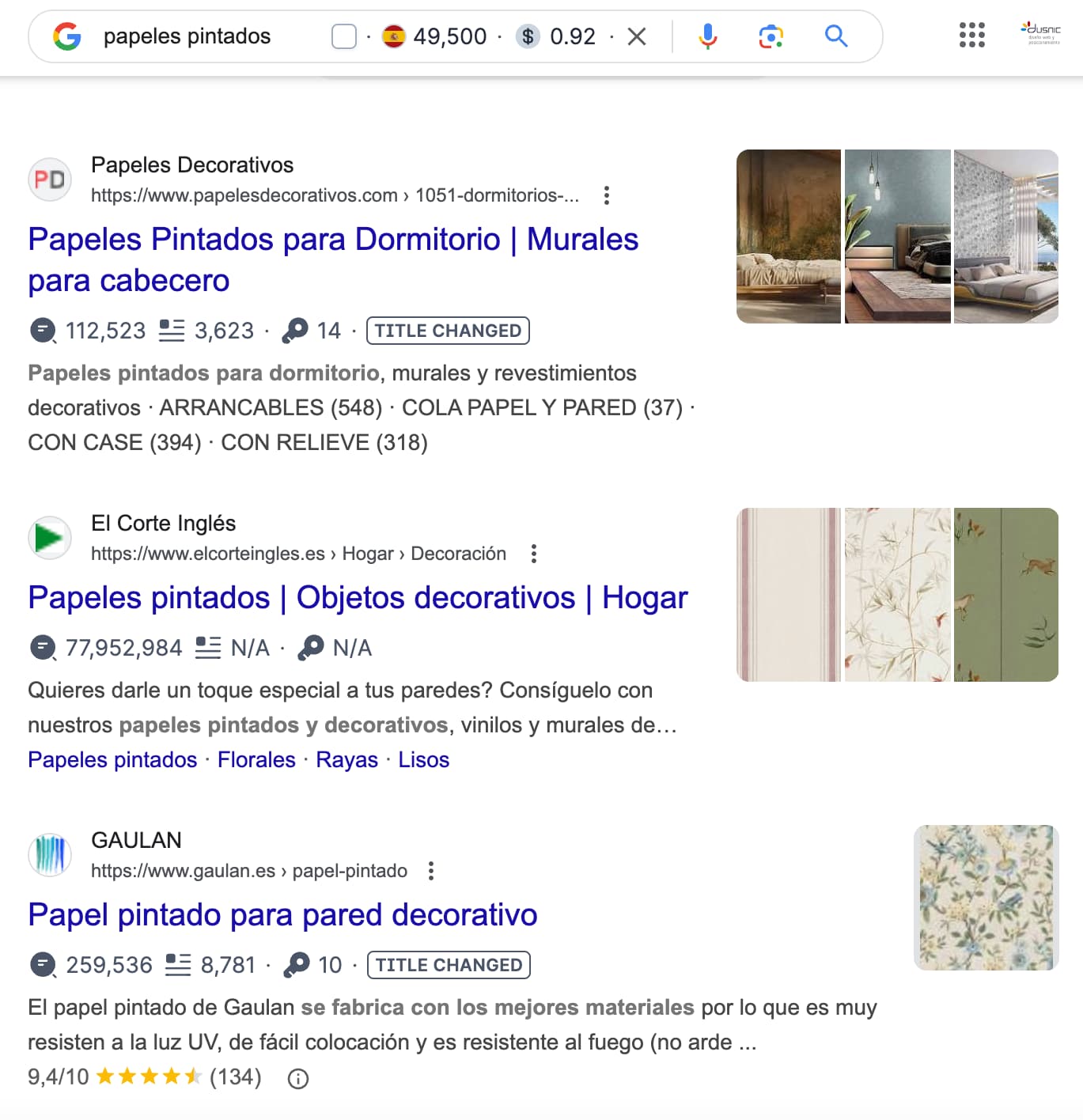 proyectos seo papeles decorativos